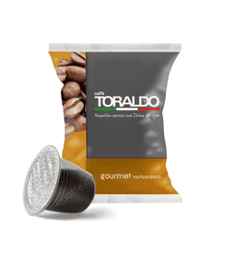 100 Kapseln Caffè Toraldo – Gourmet-Mischung Kompatibel mit Nespresso®* Haushaltsmaschinen