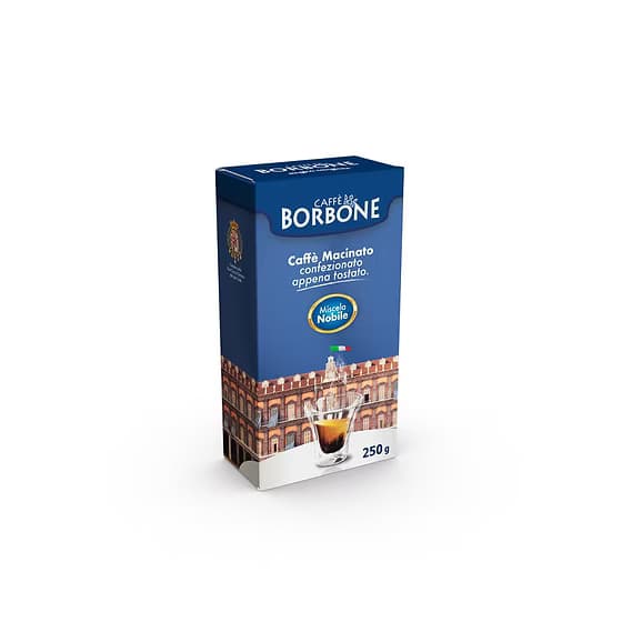 Caffè Borbone Mischung Nobile Gemahlen – 250 g Ideal für Mokkakocher und automatische Kaffeemaschinen