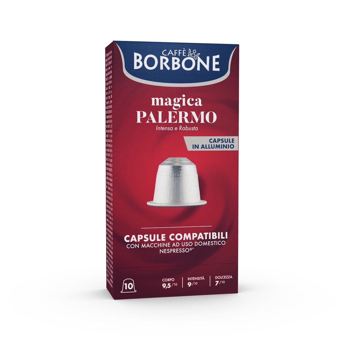 10 Aluminium-Kapseln Kompatibel mit Nespresso® – Magische Mischung Palermo
